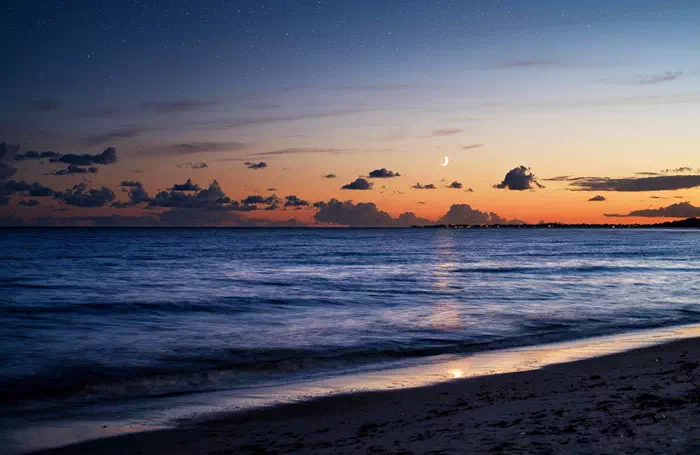 Sonnenuntergang am Strand